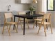 Folding wooden chair 105 in Living room