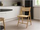 Folding wooden chair 105 in Living room