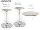 Aluminium bar table Stelo 55 in Living room