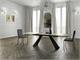 Extendible ceramic table with optional bases Paddle in Living room