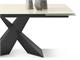 Extendible ceramic table with optional bases Paddle in Living room