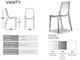 Stuhl Transparent Vanity Chair in Tag