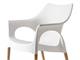 Polypropylene chair Natural Ola  in Living room