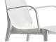 Chaise en plastique avec accoudoirs Ginevra in Jour