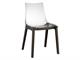 Transparent Chair Natural Zebra antishock  in Living room