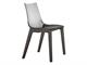 Chaise transparente Natural Zebra antishock in Jour