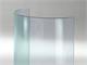 Bases in curved glass for crystal table Tao in Living room