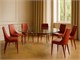 Bases in curved glass for crystal table Tao in Living room