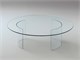 Bases en verre courbé pour table en verre Tao in Jour