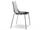 Chaise polycarbonate Zebra in Jour