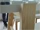 Ausziehbarer Tisch aus Glas und Holz Hornet  in Tag