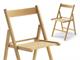 Folding wooden chair Bas in Living room