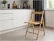 Chaise en bois  pliante Bas in Jour