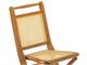 Chaise pliante vintage en bois  in Jour