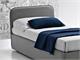 Letto singolo con contenitore apertura laterale Sunny V1 in Notte