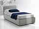 Letto singolo con contenitore apertura laterale Sunny V1 in Notte