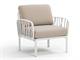 Outdoor armchair White Komodo in Outdoor