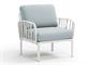 Fauteuil d’extérieur Komodo Blanche in Extérieur