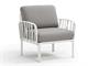 Fauteuil d’extérieur Komodo Blanche in Extérieur