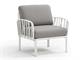 Outdoor armchair White Komodo in Outdoor