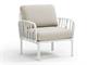 Outdoor armchair White Komodo in Outdoor