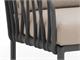 Outdoor armchair Anthracite Komodo in Outdoor