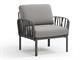 Outdoor armchair Anthracite Komodo in Outdoor