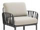 Outdoor armchair Anthracite Komodo in Outdoor