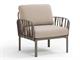 Outdoor armchair Dove-grey Komodo in Outdoor