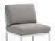 Fauteuil d’extérieur Komodo Blanche élément central in Extérieur