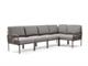Garden armchair Dove-grey Komodo Central Element in Outdoor