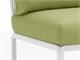 Petit fauteuil d’extérieur Komodo Blanche élément terminal droit/gauche in Extérieur