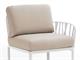 Outdoor lounge chair White Komodo terminal element right/left in Outdoor