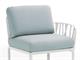 Outdoor lounge chair White Komodo terminal element right/left in Outdoor