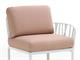 Petit fauteuil d’extérieur Komodo Blanche élément terminal droit/gauche in Extérieur