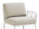 Outdoor lounge chair White Komodo terminal element right/left in Outdoor