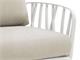 Outdoor lounge chair White Komodo terminal element right/left in Outdoor
