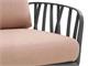 Outdoor lounge chair Anthracite Komodo terminal element right/left in Outdoor