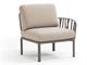 Outdoor lounge chair Dove-grey Komodo terminal element right/left in Outdoor