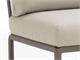 Outdoor lounge chair Dove-grey Komodo terminal element right/left in Outdoor