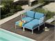 Terrace armchair Agave  Komodo terminal element right/left in Outdoor