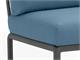 Balcony armchair Anthracite Komodo corner element in Outdoor
