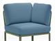 Balcony armchair Agave Komodo corner element in Outdoor