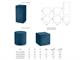 Outdoor pouf Cube Cosmos HF in Outdoor