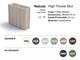 Plastic planter Nebula  in Outdoor