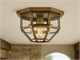 Plafoniera esterno ottone Ottagonale in Illuminazione