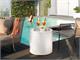 Petite table lumineuse Blok in Extérieur