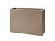 Vase rectangulaire plastique Schio Tower in Extérieur