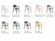 Chaises de jardin avec accoudoirs Trill in Extérieur