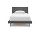 Letto singolo design Camelia in Notte